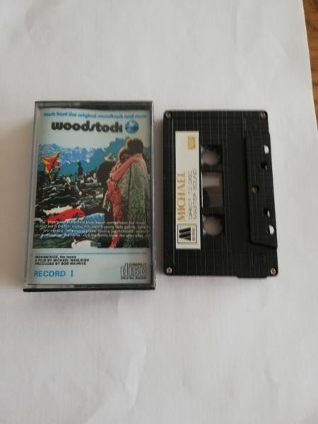 Woodstock 4 5-fach Silber geschraubt Schwarz mit Weißen Aufkleber R 1914 Michael 7Rock