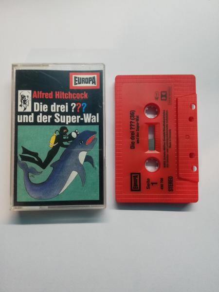 Die Drei Fragezeichen Folge 36 und der Super-Wal Rot mit Schwarzen Druck 490708-209 Europa