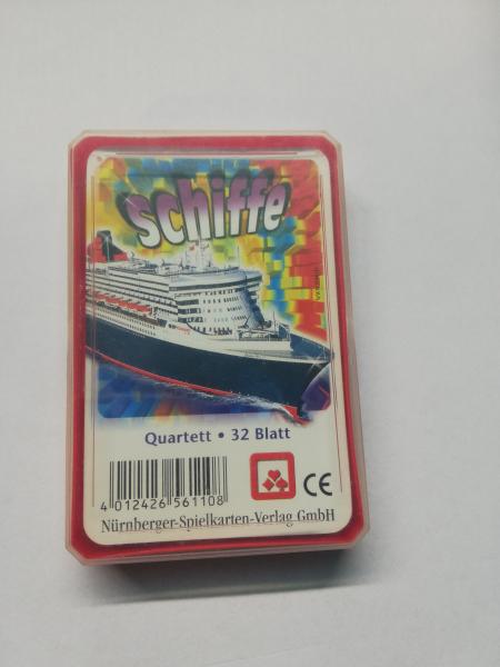 Schiffe Quartett Nürnberger-Spielkarten-Verlag 012426 561108