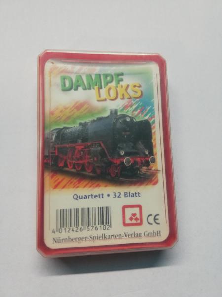 Dampf Loks Quartett Nürnberger-Spielkarten-Verlag 012426 576102