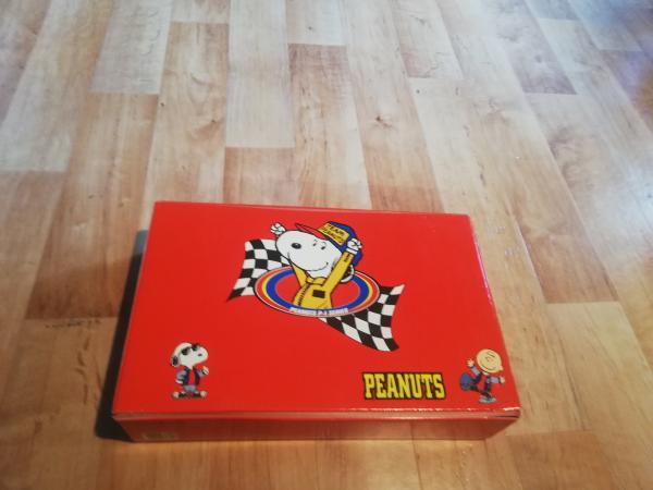 Peanuts Hörspielkassettenkoffer Deja 80er Jahre mit kleinen Gebrauchsspuren
