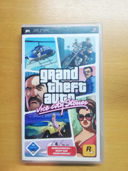 Grand Theft Auto Vice City Stories PSP ULES 00503 komplett mit Anleitung USK ab 16 Jahren