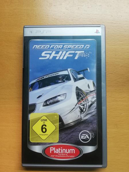 Need for Speed Shift PSP Platinum Edition komplett mit Anleitung ULES 01275/P USK ab 6 Jahren