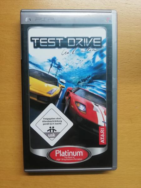 Test Drive Unlimited PSP komplett mit Anleitung ULES 00637 Platinum Edition USK ab 0 Jahren