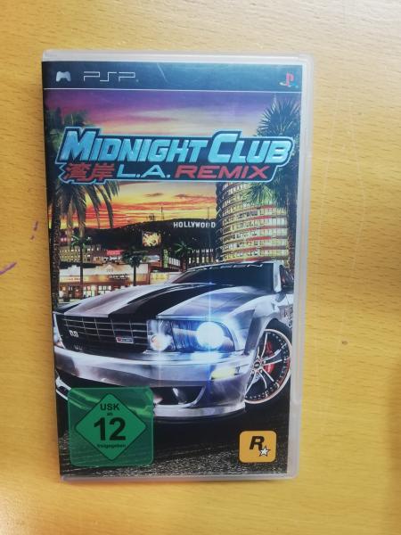 Midnight Club L.A.Remix PSP kpmplett mit Anleitung ULES 01144 USK ab 12 Jahren