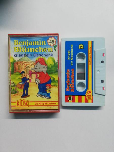 Benjamin Blümchen Folge 48 kriegt ein Geschenk Weiß mit Blauen Cover 4.27548 Kiosk