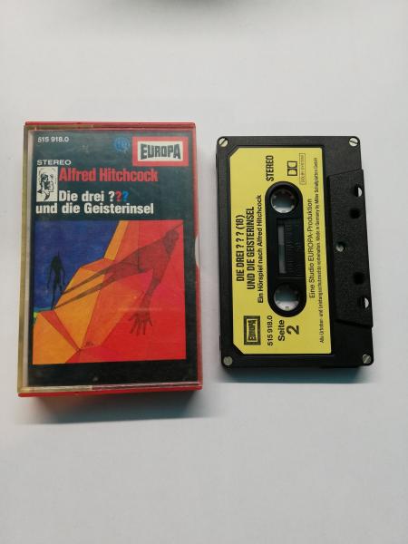 Die Drei Fragezeichen Folge 18 und die Geisterinsel 5-fach Silber geschraubt Schwarz mit Gelben Aufkleber 515918.0 Europa