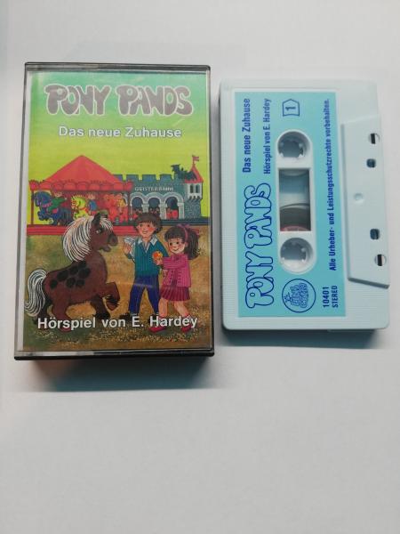 Pony Panos Das neue Zuhause Weiß mit Türkisen Aufkleber 10401 Eins Extra