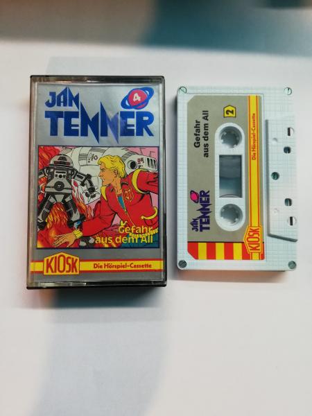 Jan Tenner Folge 4 Gefahr aus dem All 5-fach Silber geschraubt Weiß mit Grauen Aufkleber 4.24743 CD Kiosk