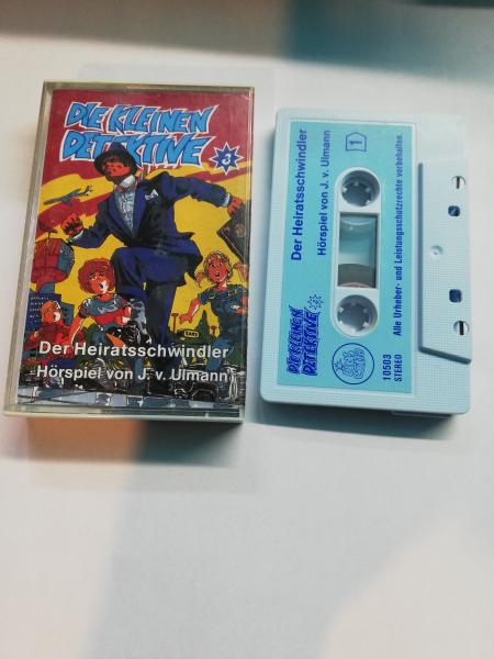 Die kleinen Detektive Folge 3 Der Heiratsschwindler Weiß mit Blauen Aufkleber 10503 Eins Extra