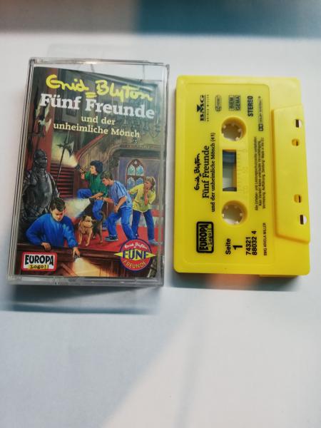 Fünf Freunde Folge 43 und der unheimliche Mönch Gelb mit Schwarzen Druck 82876/77167 4/3 Europa