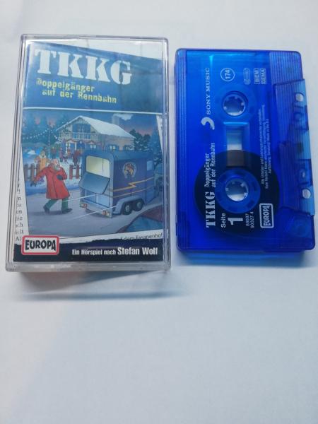 TKKG Folge 174 Doppelgänger auf der Rennbahn Blau mit Weißen Druck 8869790327 4 Europa