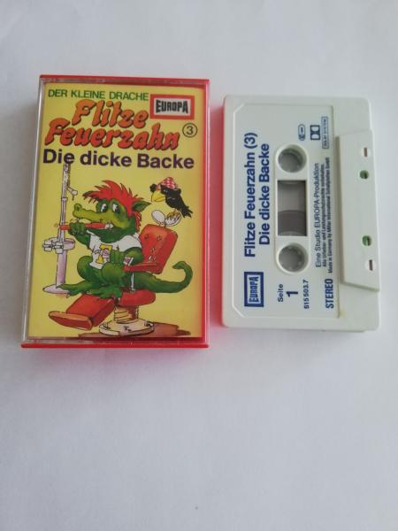 Flitze Feuerzahn Folge 3 Die dicke Backe Weiß mit Blauen Druck 515503.7 Europa
