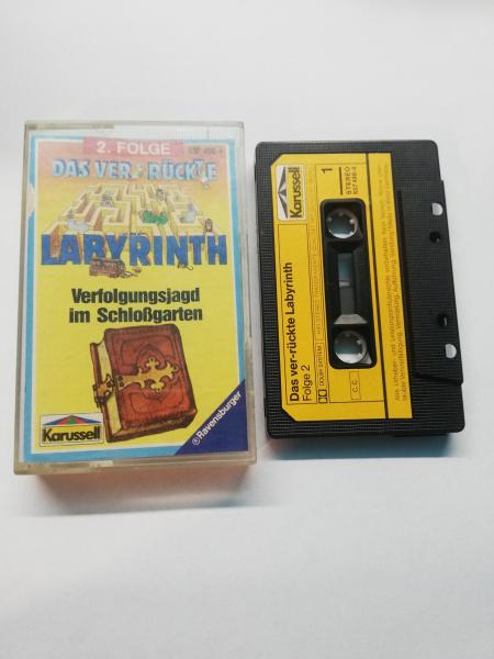 Das verrückte Labyrinth Folge 2 Verfolgungsjagd im Schloßgarten Schwarz mit Gelben Aufkleber 837498-4 Karussell