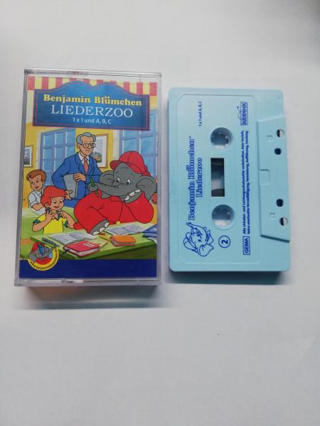 Benjamin Blümchen Liederzoo 1x1 und A,B,C Weiß mit Blauen Druck 4.27424 Kiddinx