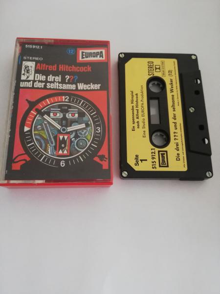 Die Drei Fragezeichen Folge 12 und der seltsame Wecker 5-fach Silber geschraubt Schwarz mit Gelben Aufkleber 515912.1 Europa