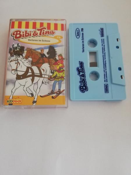 Bibi und Tina Folge 73 Verloren im Schnee Weiß mit Blauen Druck 4.27173 Kiddinx