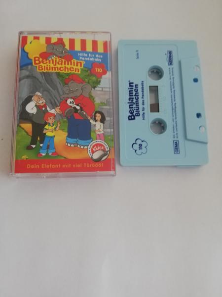 Benjamin Blümchen Folge 110 Hilfe für das Pandababy Weiß mit Blauen Druck 4.28510 Kiddinx