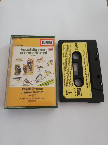 Vogelstimmen unserer Heimat Folge 1 Schwarz mit Beigen Aufkleber 511080.7 Europa