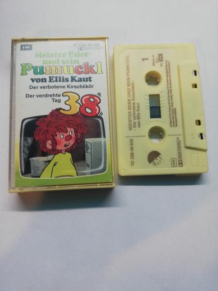 Pumuckl Folge 38 Der verbotene Kirschlikör/Der verdrehte Tag Beige mit Braunen Druck 1C238-46636 EMI