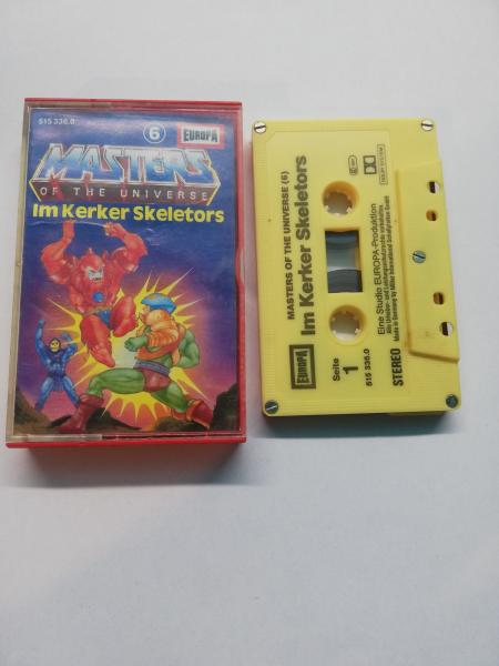 Masters of the Universe Folge 6 Im Kerker Skeletors 5-fach Silber geschraubt Gelb 515336.0 Europa Cover von innen bekritzelt