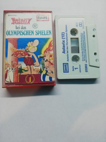 Asterix Folge 12 bei den Olympischen Spielen Weiß mit Blauen Druck 515878.9 Europa Cover von innen beschrieben