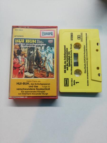 Hui Buh Folge 10 und das verschwundene Spukschloß Gelb 515109.0 Europa(Gelbes Cover) Innencover beschrieben