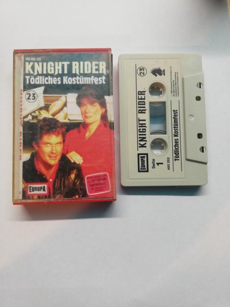 Knight Rider Folge 23 Tödliches Kostümfest Grau mit Grauen Aufkleber 490 262-215 Europa Kopiertes Cover