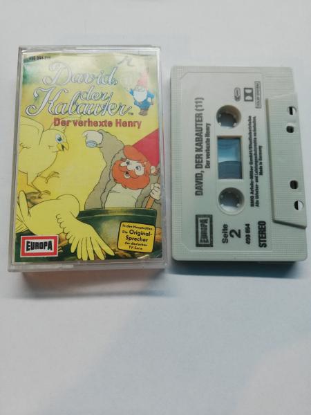 David der Kabauter Folge 11 Der verhexte Henry Grau mit Schwarzen Druck 490894-215 Europa Seiten-und Frontcover mit einem M beschriftet