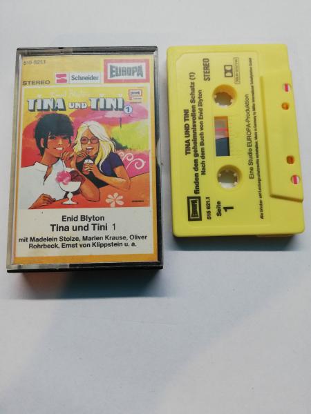 Tina und Tini Folge 1 finden den geheimnisvollen Schatz Gelb 515621.1 Europa(Weißes Cover)