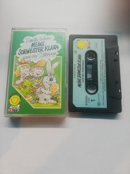 Meine Schwester Klara Folge 12 und der Osterhase Schwarz mit Blauen Aufkleber 5159 Schneider-Ton