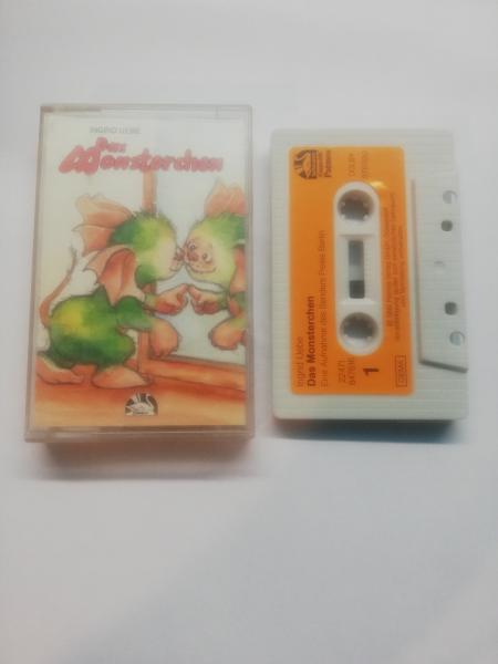 Das Monsterchen 1 Ingrid Uebe Grau mit Orangen Aufkleber 22471847616 Schwanni Patmos Innencover beschrieben
