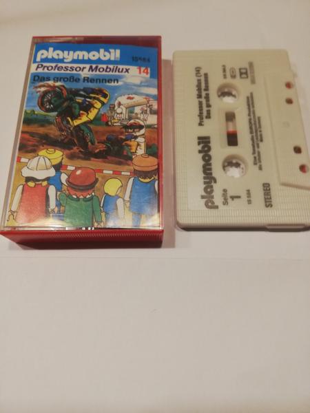 Playmobil Professor Mobilux Folge 14 Das große Rennen Grau mit Schwarzen Druck 15585 515584-3