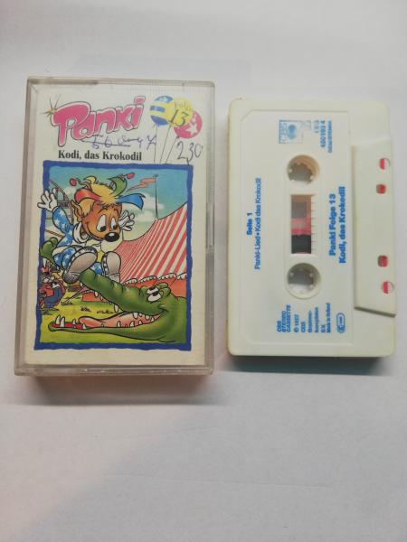 Panki Folge 13 Kodi. das Krokodil Weiß-Blau 460192 4 CBS Frontcover beschrieben