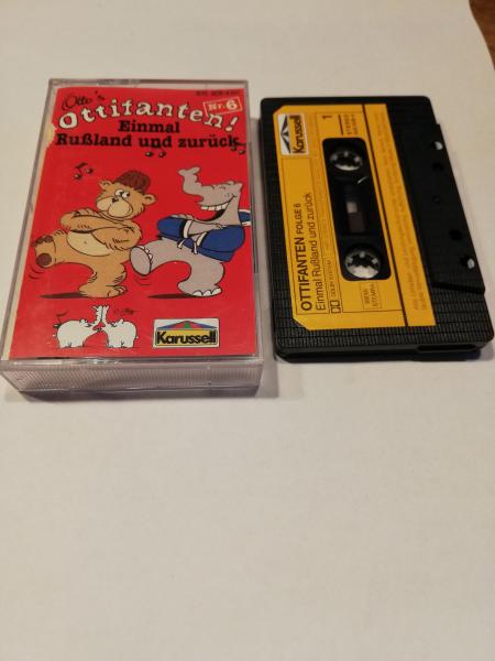 Ottifanten Folge 6 Einmal Rußland und zurück Schwarz mit Gelben Aufkleber 835928-4 Karussell