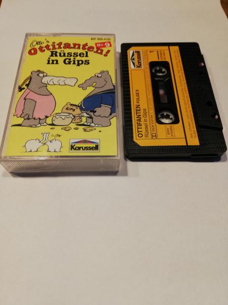 Ottifanten Folge 9 Rüssel in Gips Schwarz mit Gelben Aufkleber 837655-4 Karussell