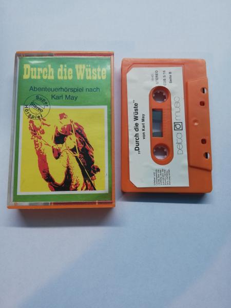 Durch die Wüste Abenteuerhörspiel nach Karl May Orange mit Weißem Aufkleber CDS-5/16 Delta