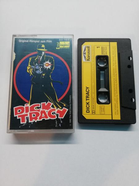 Dick Tracy Schwarz mit Gelben Aufkleber 843719-4 Disneyland Records