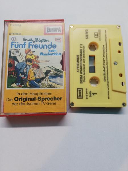 Fünf Freunde Folge 1 Beim Wanderzirkus 5-fach Silber geschraubt Gelb 515640.8 Europa Kleiner Abriss Frontcover