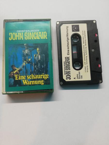 Geisterjäger John Sinclair Folge 35 Eine schaurige Warnung 5-fach Silber geschraubt Schwarz mit Weißen Aufkleber 195 Tonstudio Braun(ohne Nr. auf Frontcover)