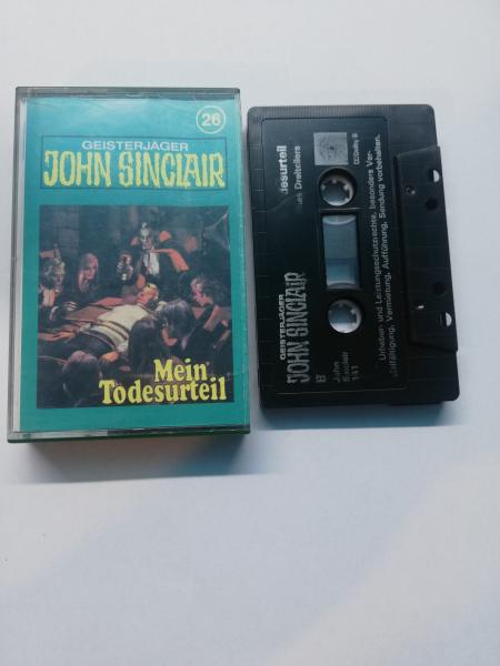 Geisterjäger John Sinclair Folge 26 Mein Todesurteil Schwarz mit Weißen Druck 141 Tonstudio Braun