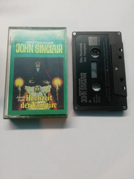 Geisterjäger John Sinclair Folge 45 Hochzeit der Vampire 5-fach Silber geschraubt Schwarz mit Weißen Druck 2023 Tonstudio Braun