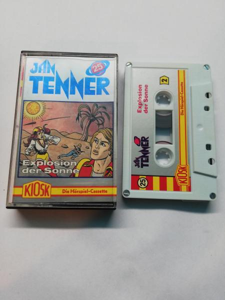 Jan Tenner Folge 25 Explosion der Sonne 4-fach Silber geschraubt Weiß mit Silbernen Aufkleber 4.27725 CD Kiosk