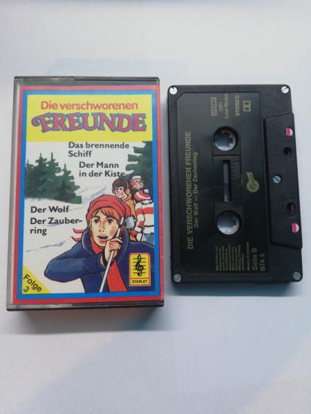 Die verschworenen Freunde Folge 3 5-fach Silber geschraubt Schwarz mit Goldenen Druck STA 3