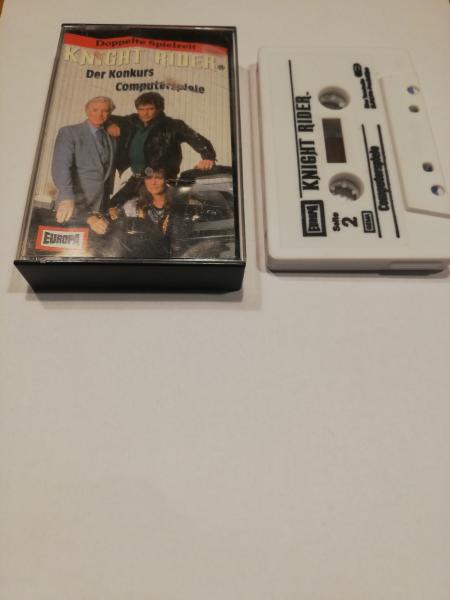 Knight Rider Doppelte Spielzeit Der Konkurs/Computerspiele Weiß mit Schwarzen Druck 671222 Club Edition Europa (Frontcover minimal beschädigt)