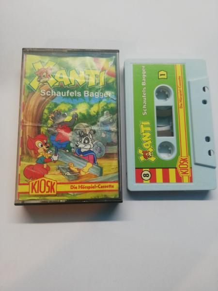 Xanti Folge 8 Schaufels Bagger Weiß mit Grünen Aufkleber 4.27908 Kiosk(Innencover beschrieben und wellig)