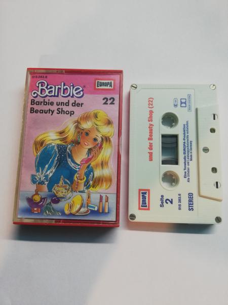 Barbie Folge 22 und der Beauty Shop 5-fach Silber geschraubt Weiß mit Blau Roten Druck 515283.6 Europa