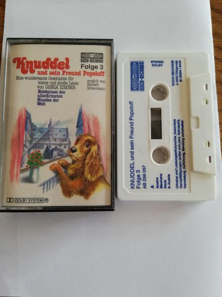 Knuddel Folge 3 und sein Freund Popoloff Weiß mit Blauen Druck AB299057 Koch Records