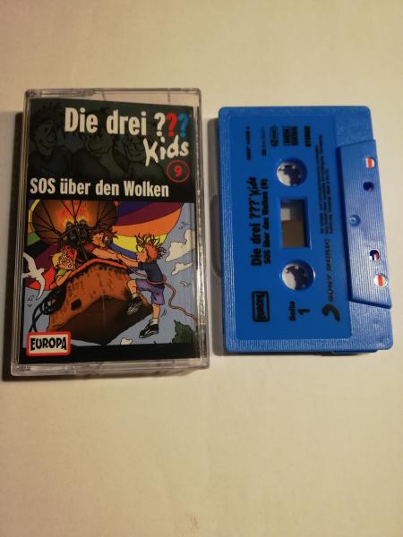Die Drei Fragezeichen Kids Folge 9 SOS über den Wolken Blau mit Schwarzen Druck 8869744009  4 Europa