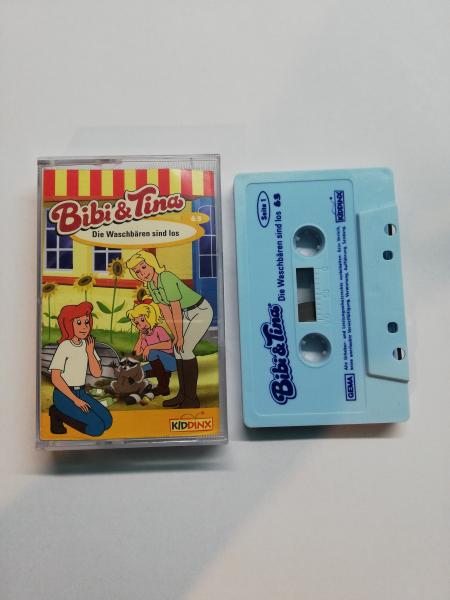 Bibi und Tina Folge 63 Die Waschbären sind los Weiß mit Blauen Druck 4.27163 Kiddinx
